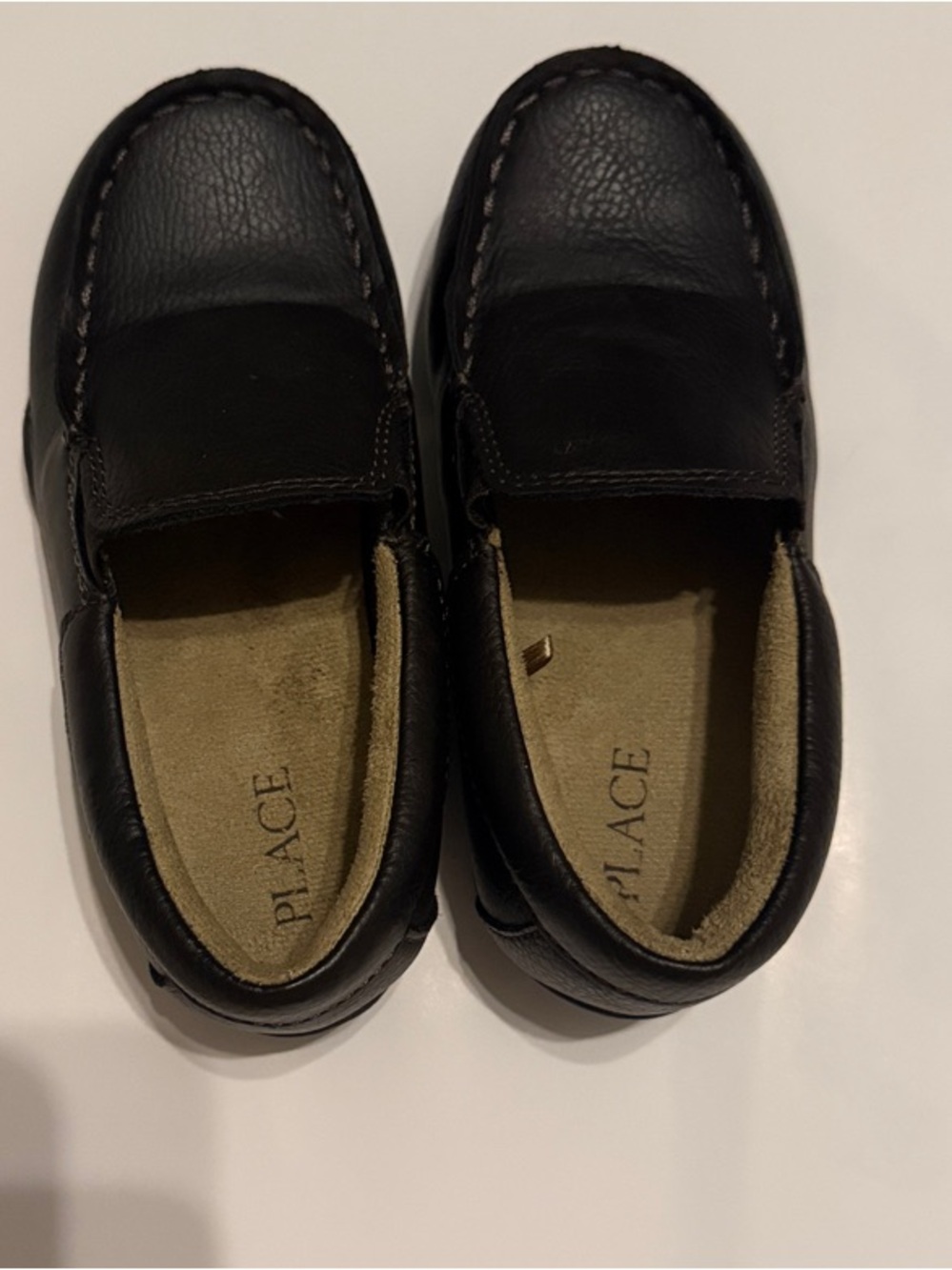 The Children's Place Black Slip-On Dress Loafers size 10